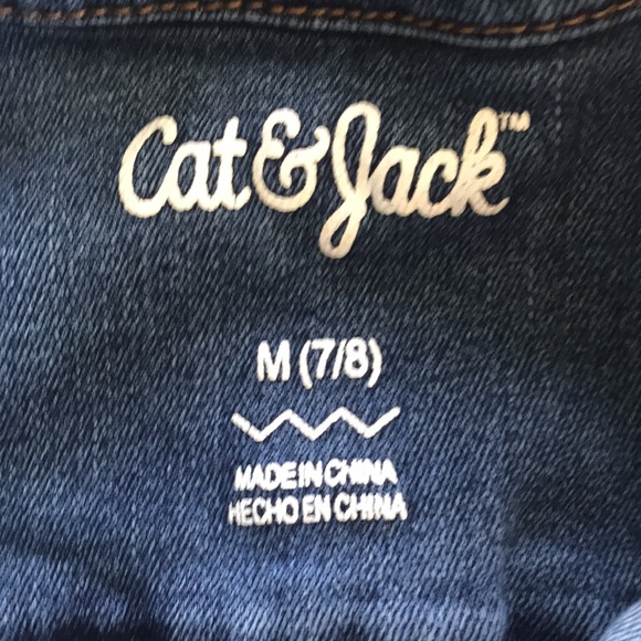 Cat & Jack Jean Vest (size M) - Picture 4 of 4
